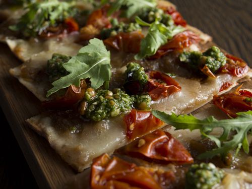 Bread Street Kitchen Set Lunch Specials - Flatbread, Caramelized Onions, Taleggio Cheese