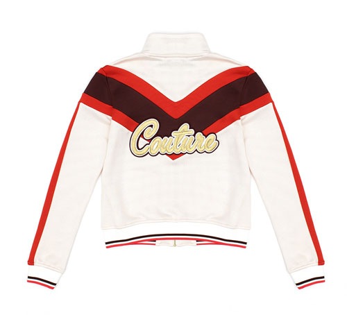 Color Block Pattern Zip-up Jacket from JUICY COUTURE
