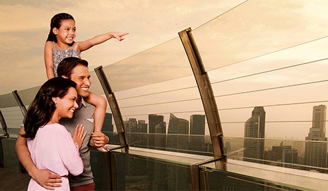 Skypark Observation Deck at Marina Bay Sands