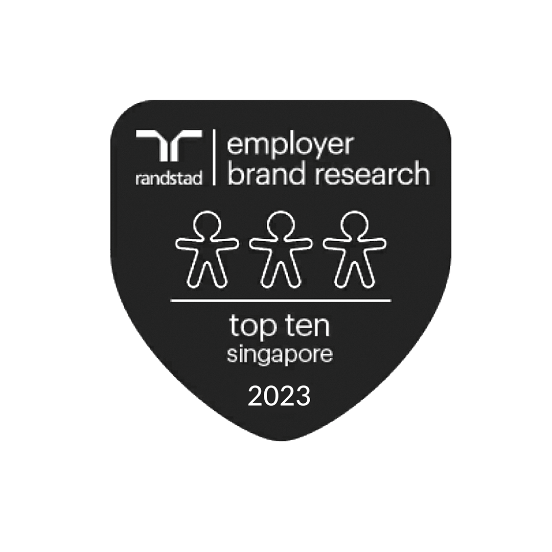 2019年 - Randstad Employer Brand Research - 2019 Most Attractive Employer in Singapore (3rd) - 2023 Most Attractive Employer in Singapore (9th)