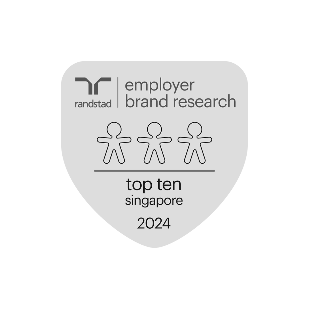 2023～2025年 - Randstad Employer Brand Research (Top 10 Most Attractive Companies to Work for in Singapore)