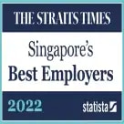 2022年 - Singapore’s best employers 2022 (Ranked 23rd; the only tourism & hospitality player on the top 25 list)