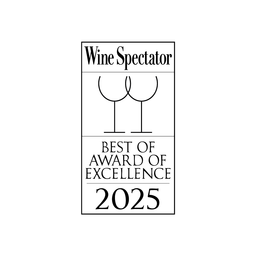 2023 – 2025 Wine Spectator Award: Best of Award of Excellence