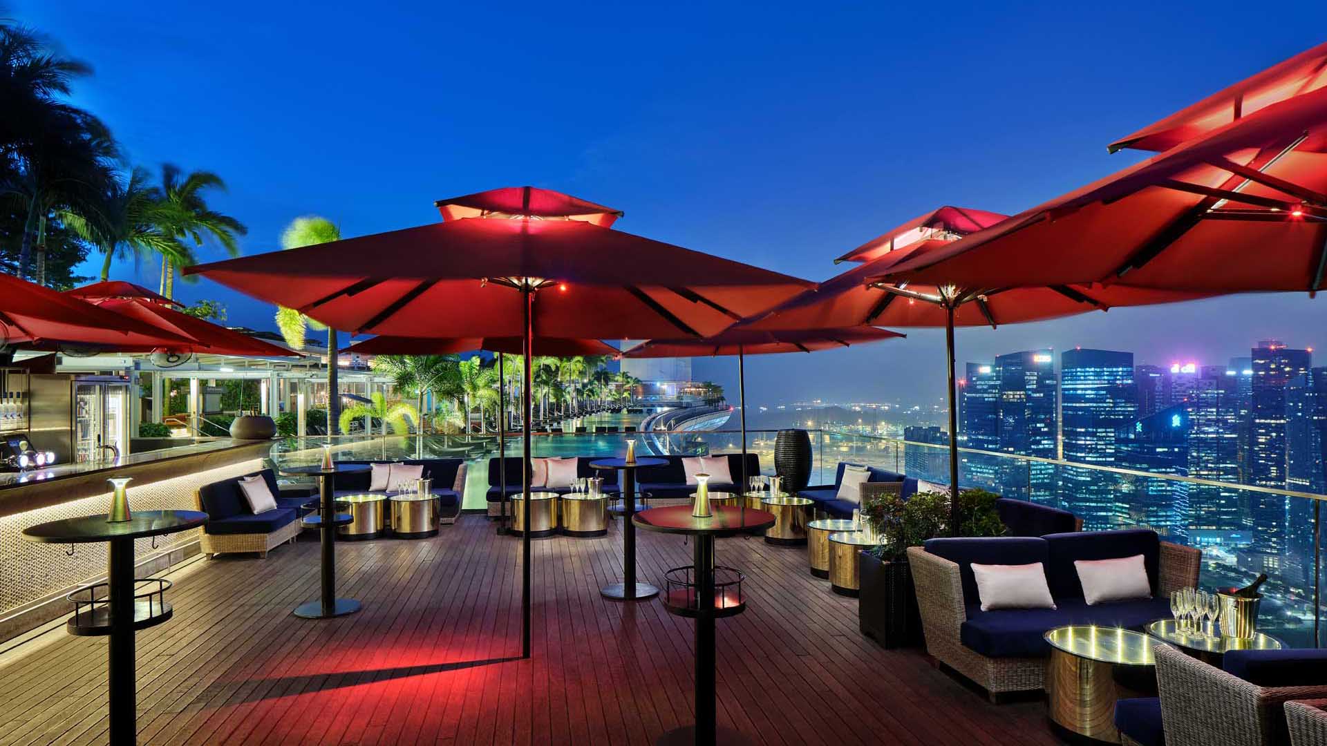 CÉ LA VI SkyBar & Club Lounge | シンガポールのタイ ラウンジバー | マリーナベイ・サンズ