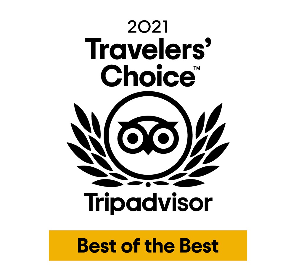 2021年 - Tripadvisor - Travellers' Choice Best of the Best