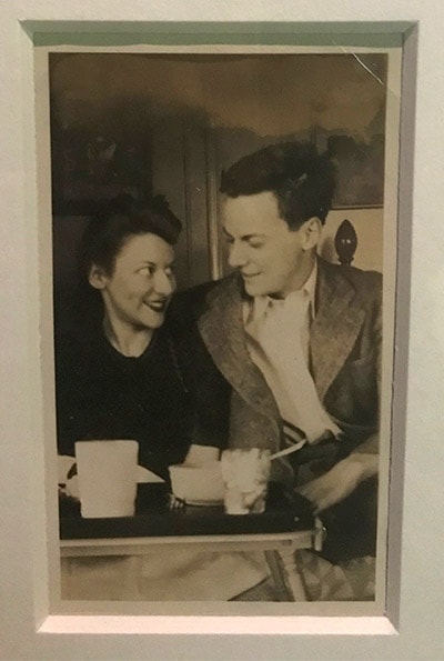 ファインマンとアーリーンの写真