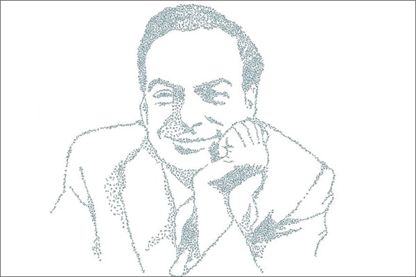 リチャード・ファインマンの肖像イラスト