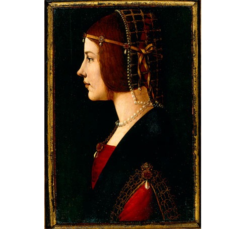 『貴婦人の肖像』ロンバルディアおよびエミリア地方の画家