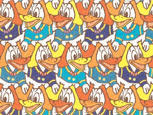 M.C.エッシャー、ハンス・クイパー、「Donald Duck(ドナルドダック)」