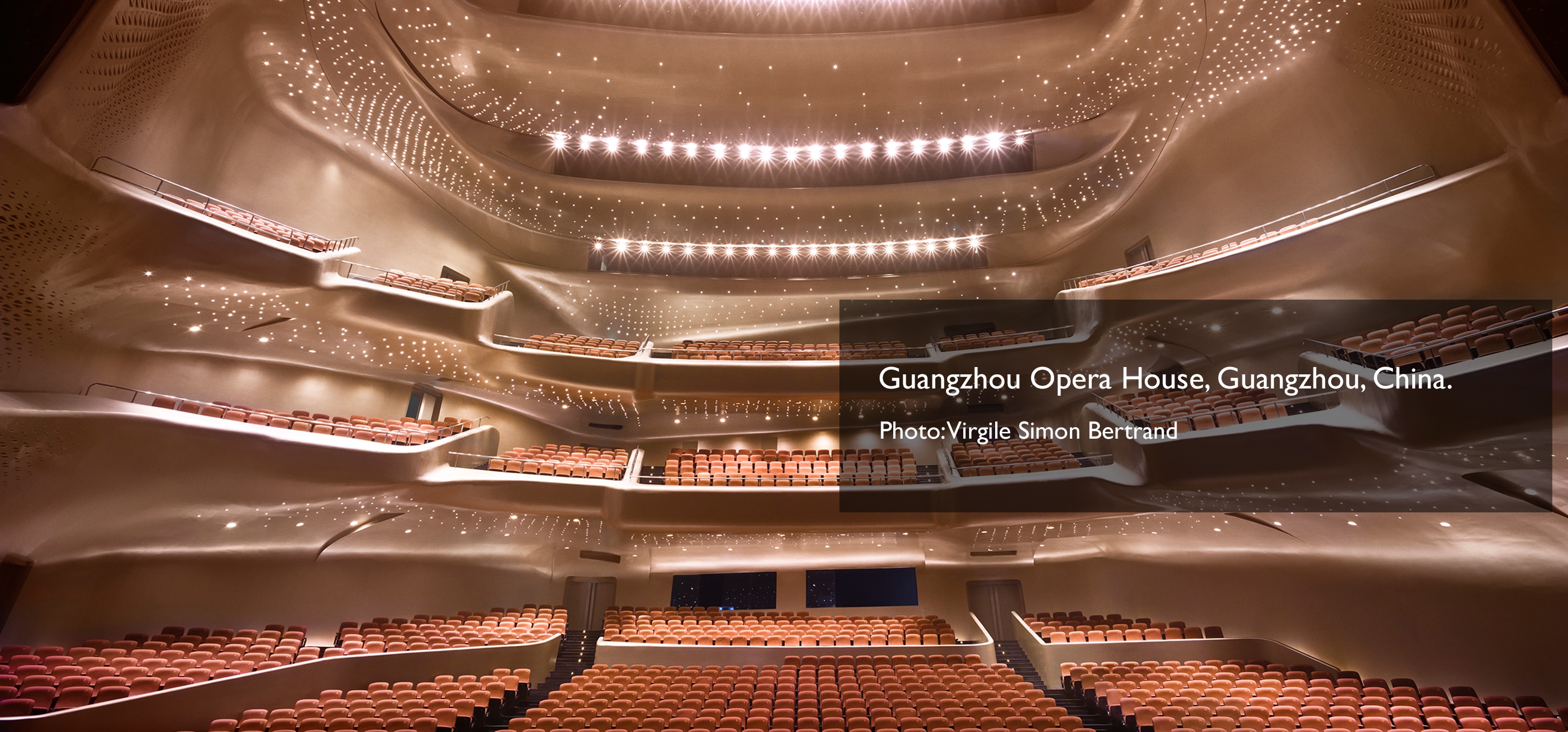 Guangzhou Opera House, Guangzhou, China. Photo: Virgile Simon Bertrand