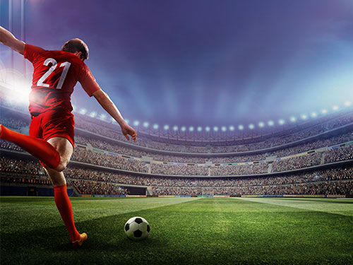 サッカー中継の観戦