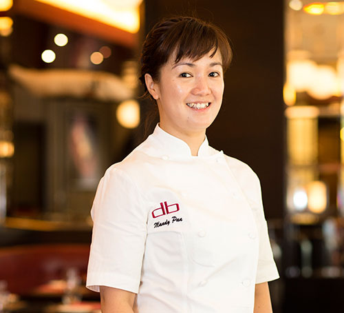 マリーナベイ・サンズのdb Bistro &Oyster Barのdb Bistro & Oyster Bar ペストリーシェフ、マンディ・パン