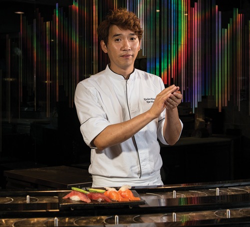 マリーナベイ・サンズのBay Sushiのヘッドシェフ、サケ・キム
