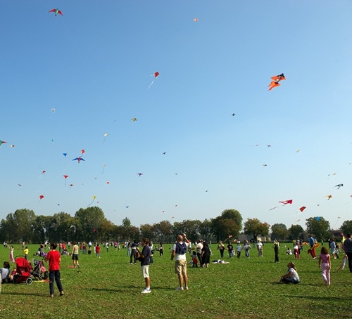 Kite flying