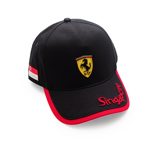 Ferrari Store: シンガポール シティ コレクション、キャップ ブラック