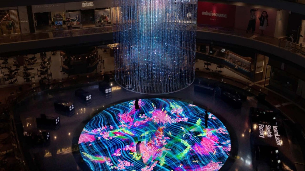 Digital Light Canvas, an immersive kids friendly exhibition at Marina Bay Sands