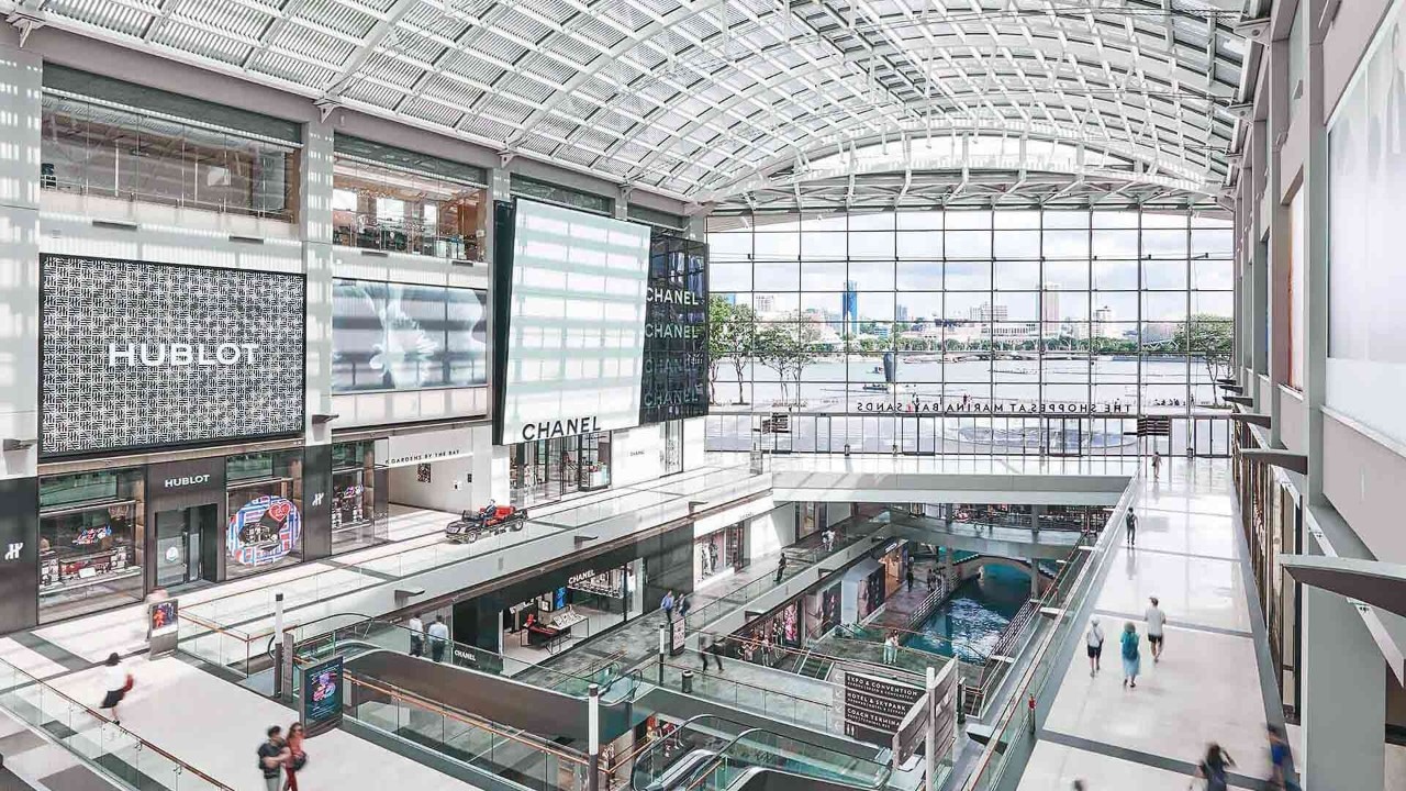 Chanel, a top luxury fashion brand, at Marina Bay Sands, Singapore
