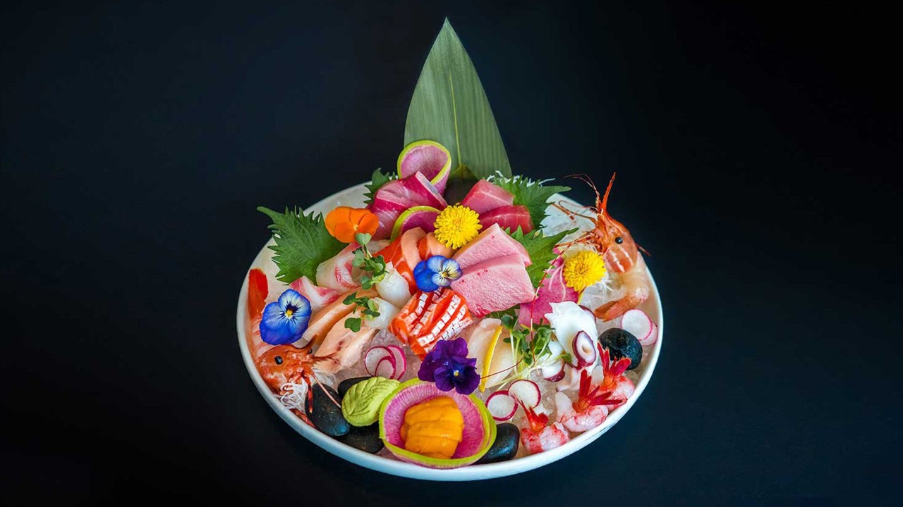 Sashimi from IPPUDO, a restaurant serving one of the best casual Japanese cuisine in Singapore