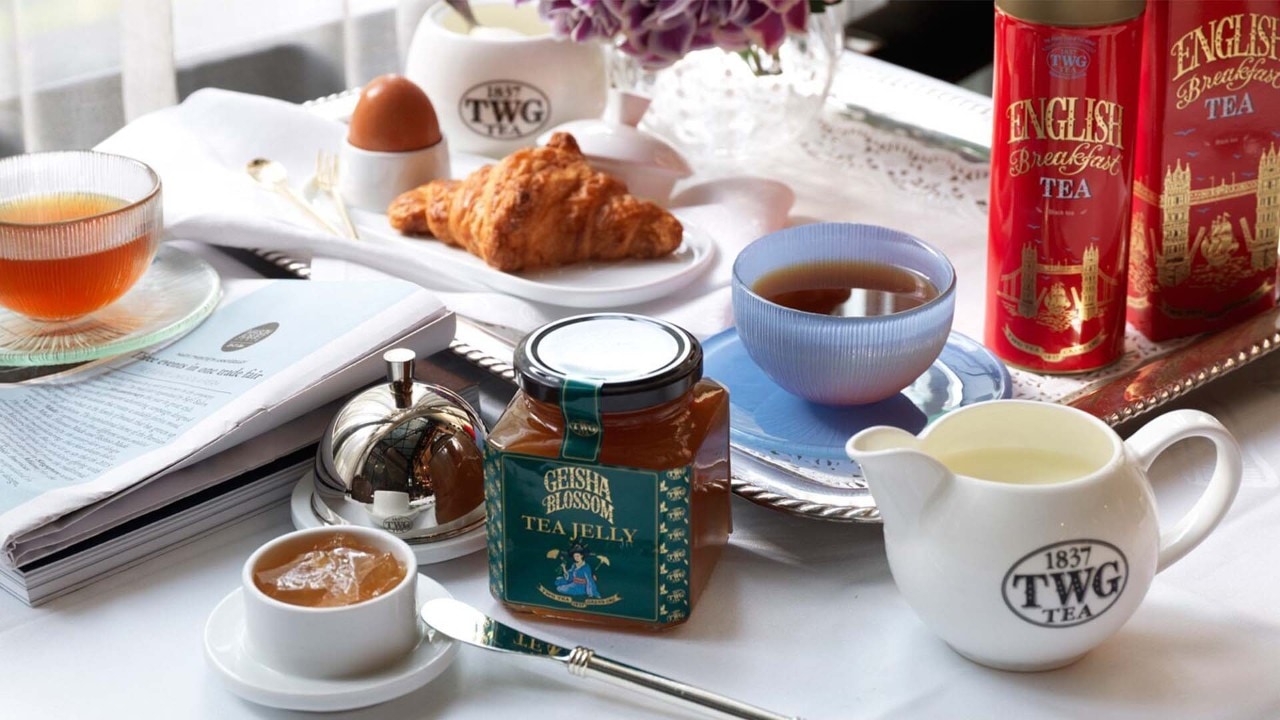 TWG Tea Singapore, an Instagrammable cafe at Marina Bay Sands