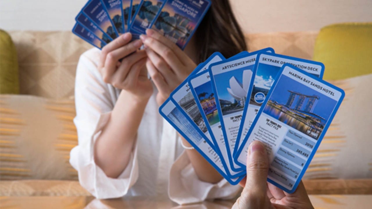 Top Trumps card game in collaboration with Marina Bay Sands