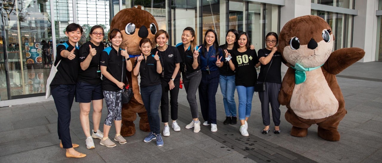 Marina Bay Sands employees advocating for sustainability